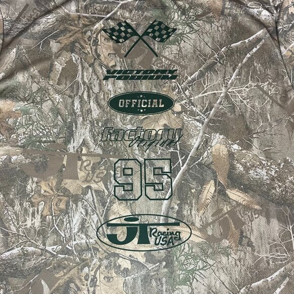 Honda JT Racing Long Sleeve Shirt Men Size XL Jersey Oak Camo Green/Tan NEW - Picture 4 of 9